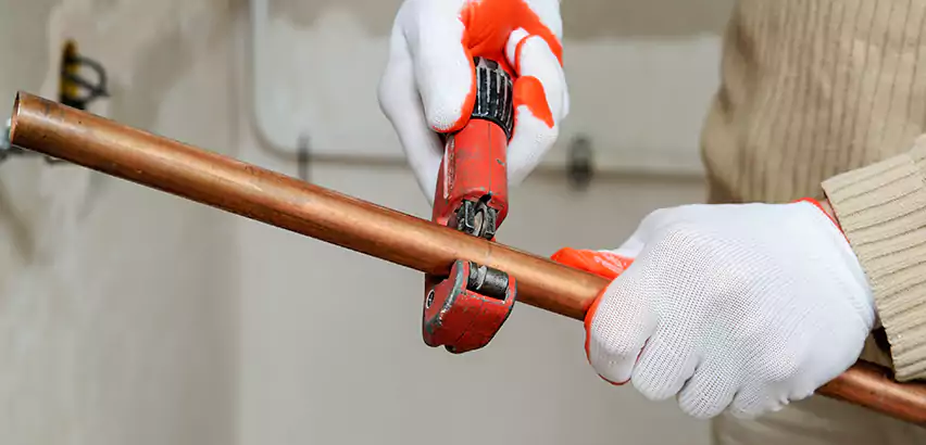 Temporary Copper Pipe Repair Selden, NY