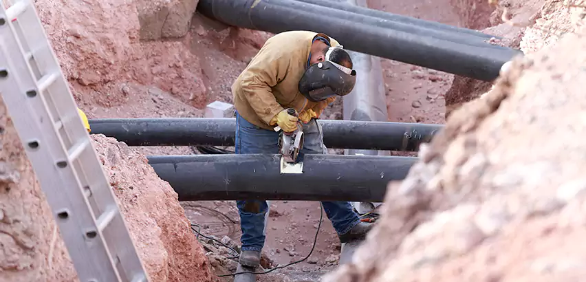 Cast Iron Sewer Pipe Replacement in Selden